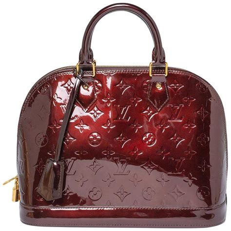 louis vuitton amarante monogram vernis alma mm bag|louis vuitton monogram vernis handbags.